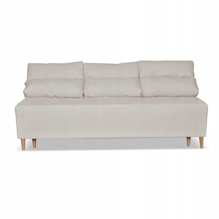 Kanapa sofa KIMO funkcja spania pojemnik Family Meble Twisster beż sztruks - obrazek 9