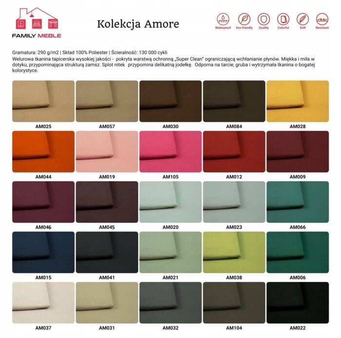Zestaw wypoczynkowy Carol sofa fotele pufy paski Family Meble grafitowy - obrazek 12