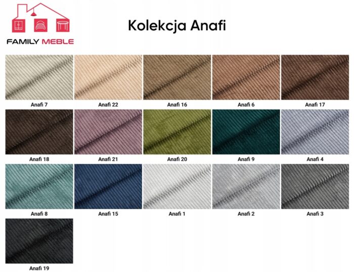 Kanapa sofa KIMO funkcja spania pojemnik Family Meble Twisster beż sztruks - obrazek 13
