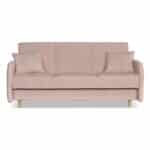 Kanapa sofa Merivo rozkładana wersalka f spania pojemnik Family różowa - obrazek 7