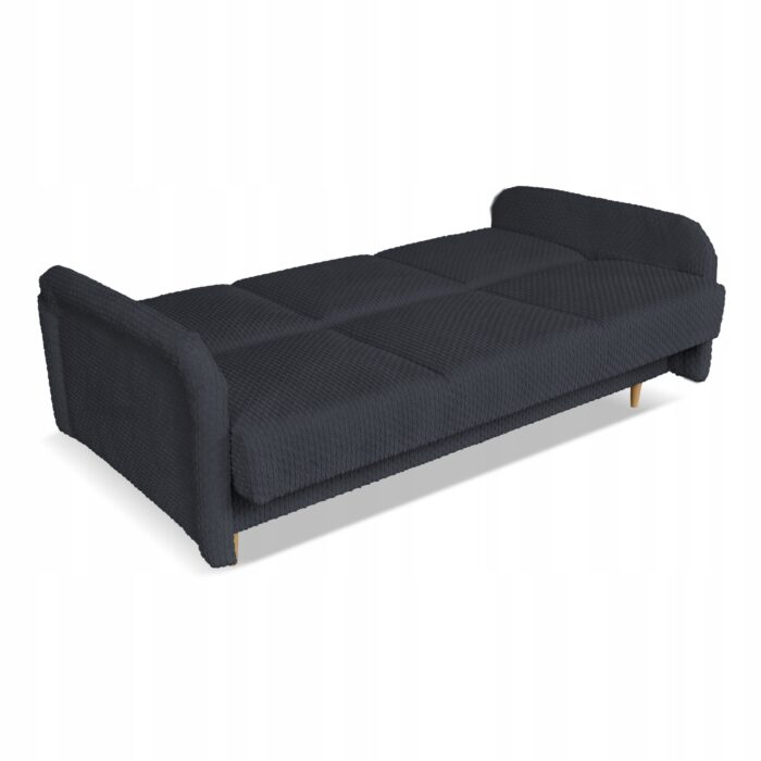 Kanapa sofa Merivo rozkładana wersalka f spania pojemnik Family grafitowa - obrazek 9