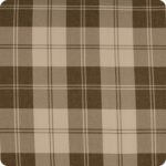 Fotel w stylu PRL retro vintage SOLER Family Meble krata brązowo - beżowa - obrazek 4