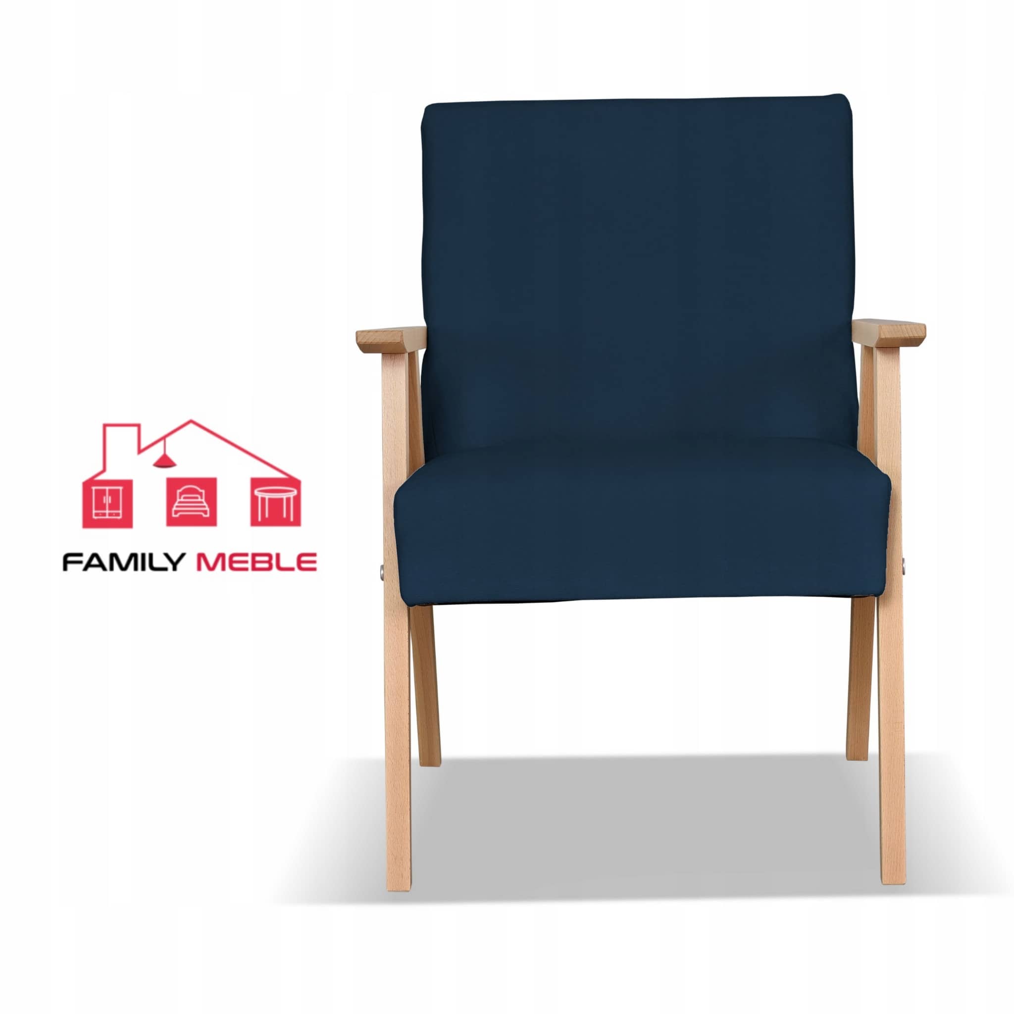 89709f774d2789ceb6a6ca18c9fa3557.jpg Fotel w stylu PRL retro vintage SOLER Family Meble granatowy welur Hunter - obrazek 3