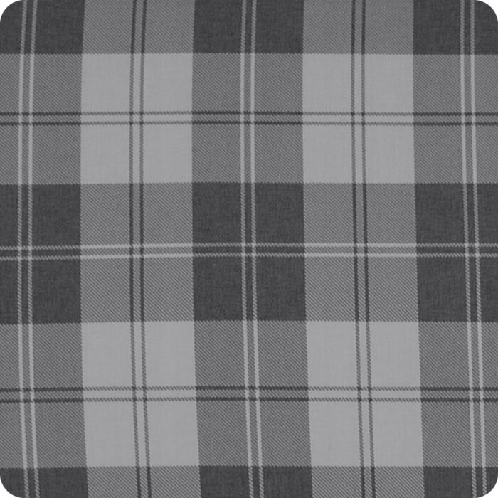 Fotel w stylu PRL retro vintage SOLER Family Meble krata szara - obrazek 4