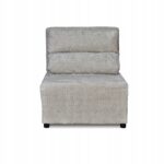 Zestaw KIMO funkcja spania sofa fotele Family Meble j. szary Ramona welur - obrazek 8