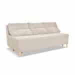 Zestaw KIMO funkcja spania sofa fotele Family Meble beżowy Anafi sztruks - obrazek 4