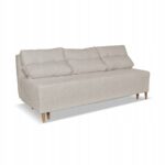 Zestaw KIMO funkcja spania sofa fotele Family Meble beżowy Twisster sztruks - obrazek 4