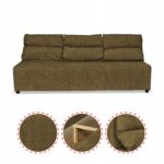 Zestaw KIMO funkcja spania sofa fotele Family Meble brązowy Ramona welur - obrazek 5