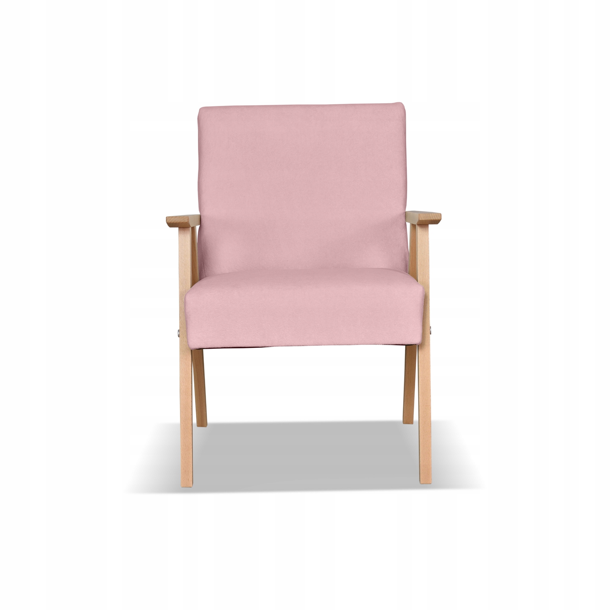 adc45f7697b9e47d3524555b746d3c53.jpg Fotel PRL zestaw retro vintage SOLER Family Meble różowy welur Hunter - obrazek 8