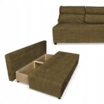 Zestaw KIMO funkcja spania sofa fotele Family Meble brązowy Ramona welur - obrazek 7