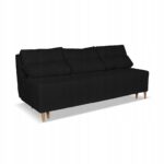 Zestaw KIMO funkcja spania sofa fotele Family Meble czarny Twisster sztruks - obrazek 4