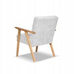 fotel PRL zestaw retro vintage SOLER Family Meble szary sztruks Anafi - obrazek 11