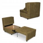 Zestaw KIMO funkcja spania sofa fotele Family Meble brązowy Ramona welur - obrazek 11