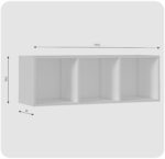 Regał półka organizer pojemnik stojak na płyty winylowe segregatory Cubo 3 - obrazek 6