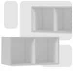 Regał półka organizer pojemnik stojak na płyty winylowe segregatory Cubo 2 - obrazek 3