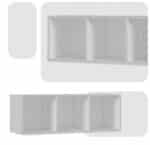 Regał półka organizer pojemnik stojak na płyty winylowe segregatory Cubo 3 - obrazek 3