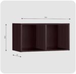 Regał półka organizer pojemnik stojak na płyty winylowe segregatory Cubo 2 - obrazek 6