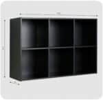 Regał półka organizer pojemnik stojak na płyty winylowe segregatory Cubo 5 - obrazek 6