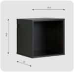 Regał półka organizer pojemnik stojak na płyty winylowe segregatory Cubo 1 - obrazek 6