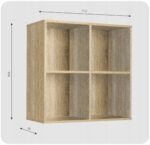 Regał półka organizer pojemnik stojak na płyty winylowe segregatory Cubo 4 - obrazek 6