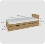 Łóżko dziecięce dla dziecka dzieci młodzieżowe 80x200 cm Lili Family Meble - obrazek 7