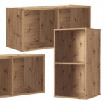 Regał półka organizer pojemnik stojak na płyty winylowe segregatory Cubo 2