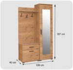 Garderoba przedpokój do przedpokoju szafa szafka na buty Gino Family Meble - obrazek 6