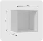 Regał półka organizer pojemnik stojak na płyty winylowe segregatory Cubo 1 - obrazek 6