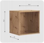 Regał półka organizer pojemnik stojak na płyty winylowe segregatory Cubo 1 - obrazek 6