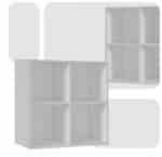 Regał półka organizer pojemnik stojak na płyty winylowe segregatory Cubo 4 - obrazek 3