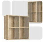 Regał półka organizer pojemnik stojak na płyty winylowe segregatory Cubo 4 - obrazek 3