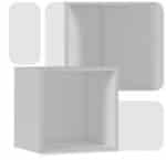 Regał półka organizer pojemnik stojak na płyty winylowe segregatory Cubo 1 - obrazek 3