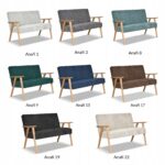 Sofa w stylu PRL retro vintage SOLER Family Meble szary sztruks Anafi - obrazek 10