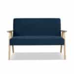 Sofa w stylu PRL retro vintage SOLER Family Meble granatowy welur Hunter - obrazek 7