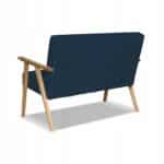 Sofa w stylu PRL retro vintage SOLER Family Meble granatowy welur Hunter - obrazek 9