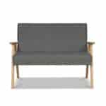 Zestaw mebli PRL retro SOLER sofa fotele Family Meble szary welur Hunter - obrazek 10