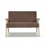 Zestaw mebli PRL retro SOLER sofa fotele Family Meble brąz sztruks Anafi - obrazek 10