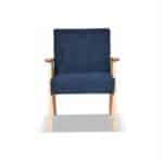 Zestaw mebli PRL retro SOLER sofa fotele Family Meble granat sztruks Anafi - obrazek 8