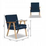 Zestaw mebli PRL retro SOLER sofa fotele Family Meble granat welur Hunter - obrazek 5