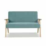 Zestaw mebli PRL retro SOLER sofa fotele Family Meble turkus welur Hunter - obrazek 10