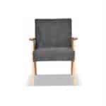 Zestaw mebli PRL retro SOLER sofa fotele Family Meble c szary sztruks Anafi - obrazek 8