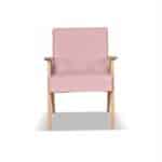 Zestaw mebli PRL retro SOLER sofa fotele Family Meble rózowy welur Hunter - obrazek 8