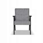 Zestaw mebli PRL retro SOLER sofa fotele Family Meble pepitka czarno biała - obrazek 8