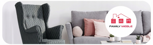 Family Meble — Fotele uszak skandynawskie szare antracyt przeszycia Design Family Meble