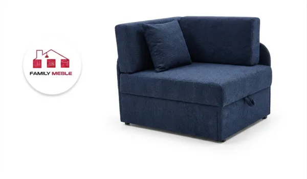 Family Meble — Łóżko dziecięce sofa kanapa rozkładana pojemnik Denis granat Family Meble