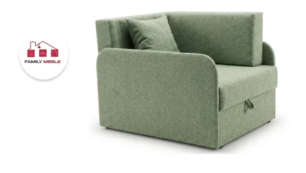 Family Meble — Łóżko dziecięce sofa kanapa rozkładana pojemnik miętowy Denis 3B Family