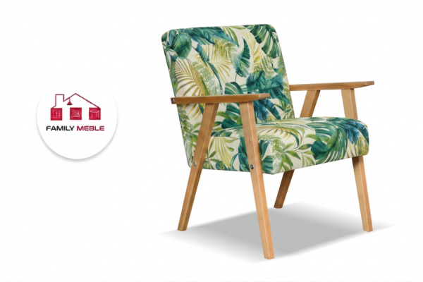 Family Meble — Zestaw wypoczynkowy sofa 2-os 2 fotele welur zielony Soler Family Meble