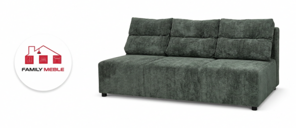 Family Meble — Zestaw wypoczynkowy sofa 3 kanapa fotele szary szenil wygodny Kimo Family