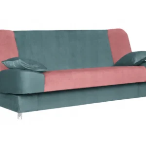 Wersalka rozkładana f spania pojemnik różowo biała SARA DUO Family Meble - 95 x 200 x 94 – R19/R48