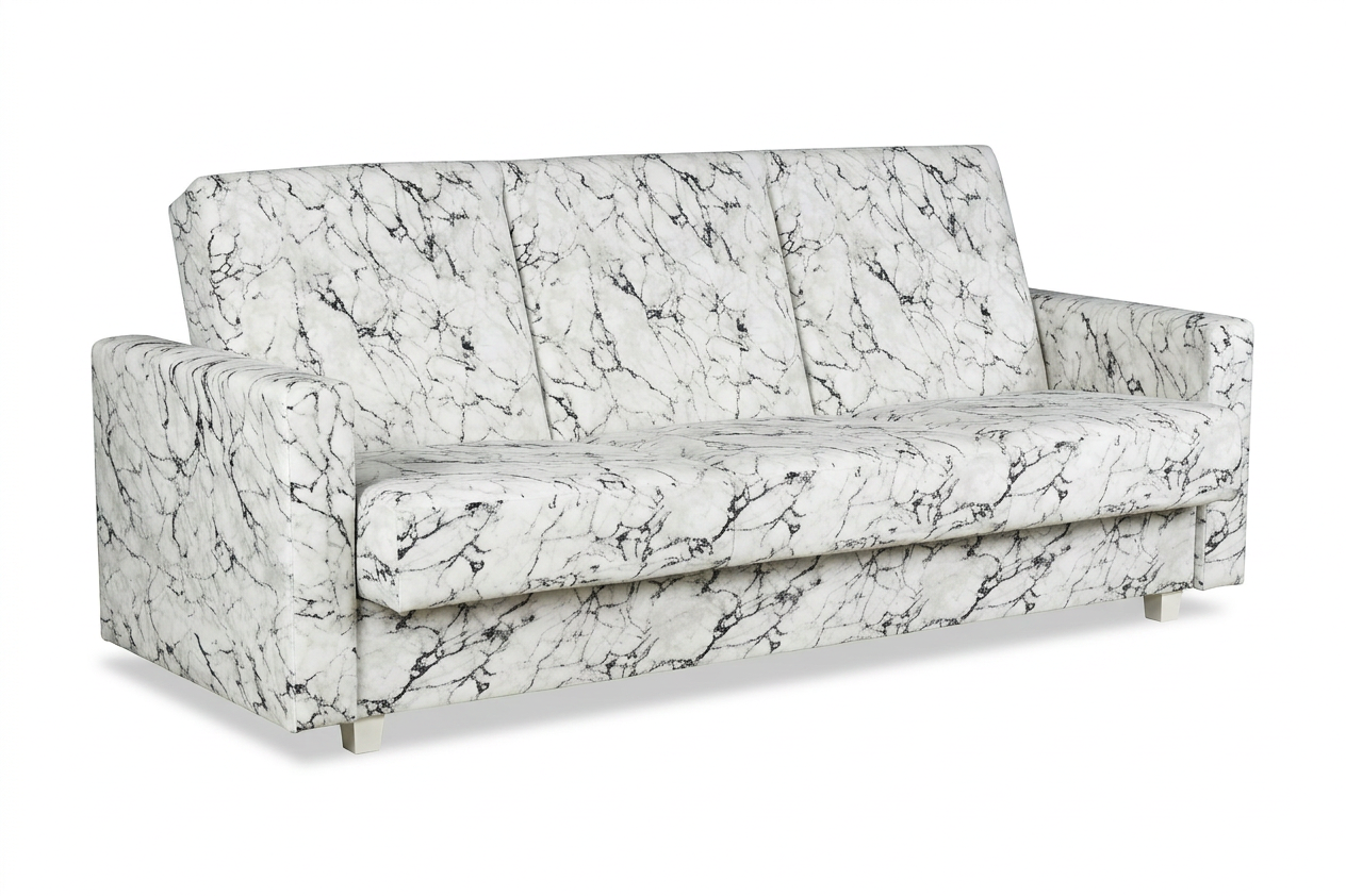 Wersalka rozkładana f spania pojemnik czarny sprężyny Design Family Meble - 95 x 212 x 94 – Gabo 2